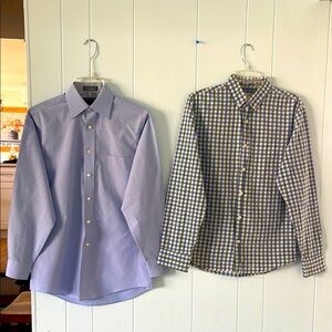 Lot of 2 Stratford & Old Navy button down shirts